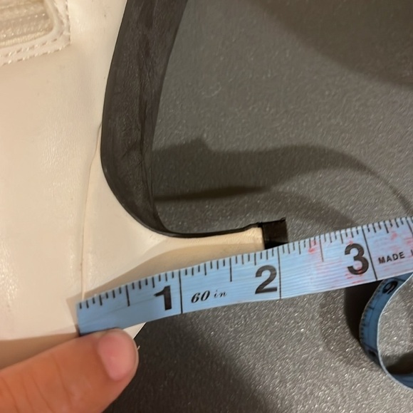 Free People Marilyn White Kitten Y2K Stretch Ankle Bootie Pointed Toe Retro 8.5 - Picture 10 of 16